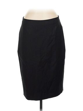 Ann Taylor Black Wool Suit Skirt Size 8